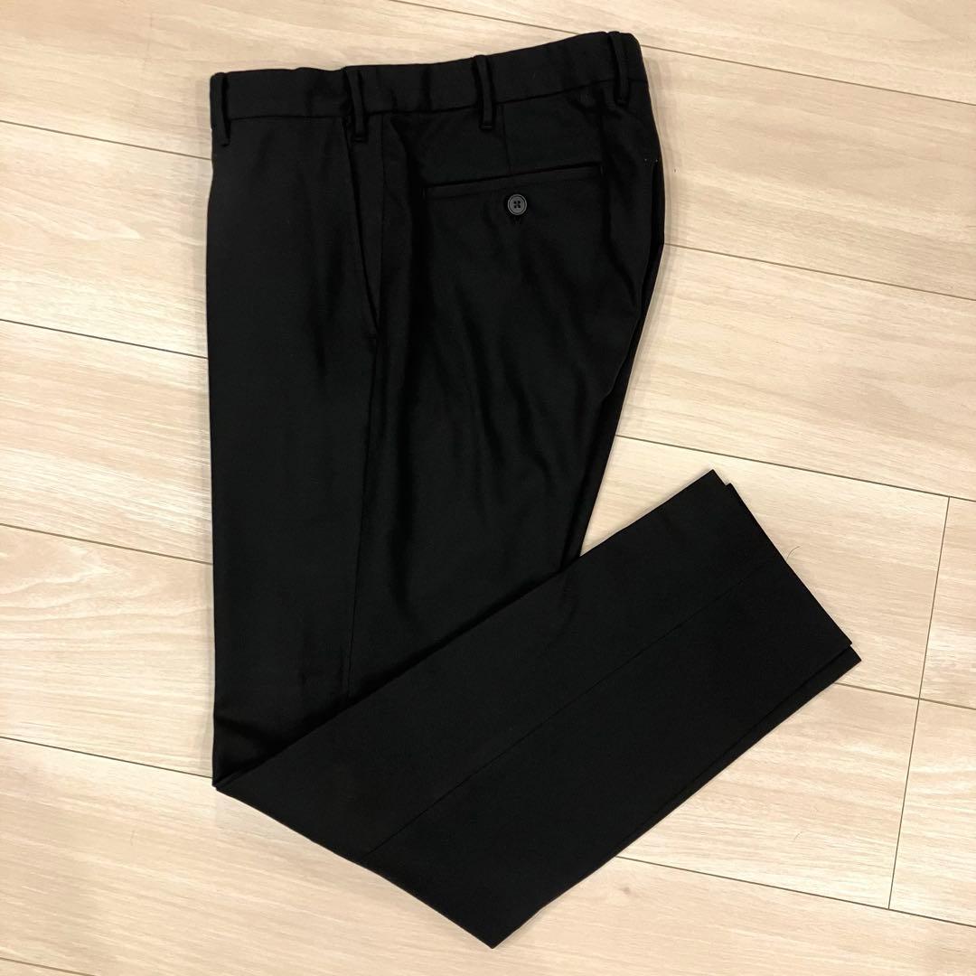 極美品✨️EDIFICE スーツ セットアップ アンコン 伸縮 冠婚葬祭 黒 M