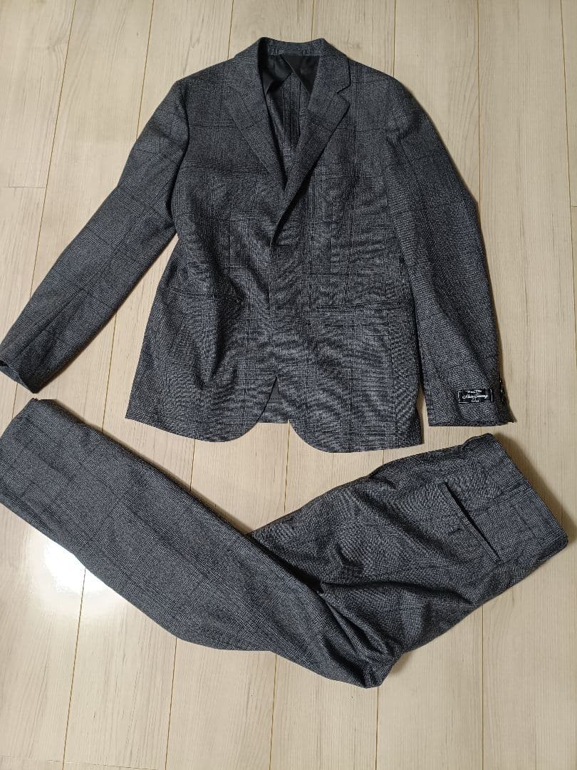 EDIFICE エディフィス サキソニーウール セットアップ スーツ M