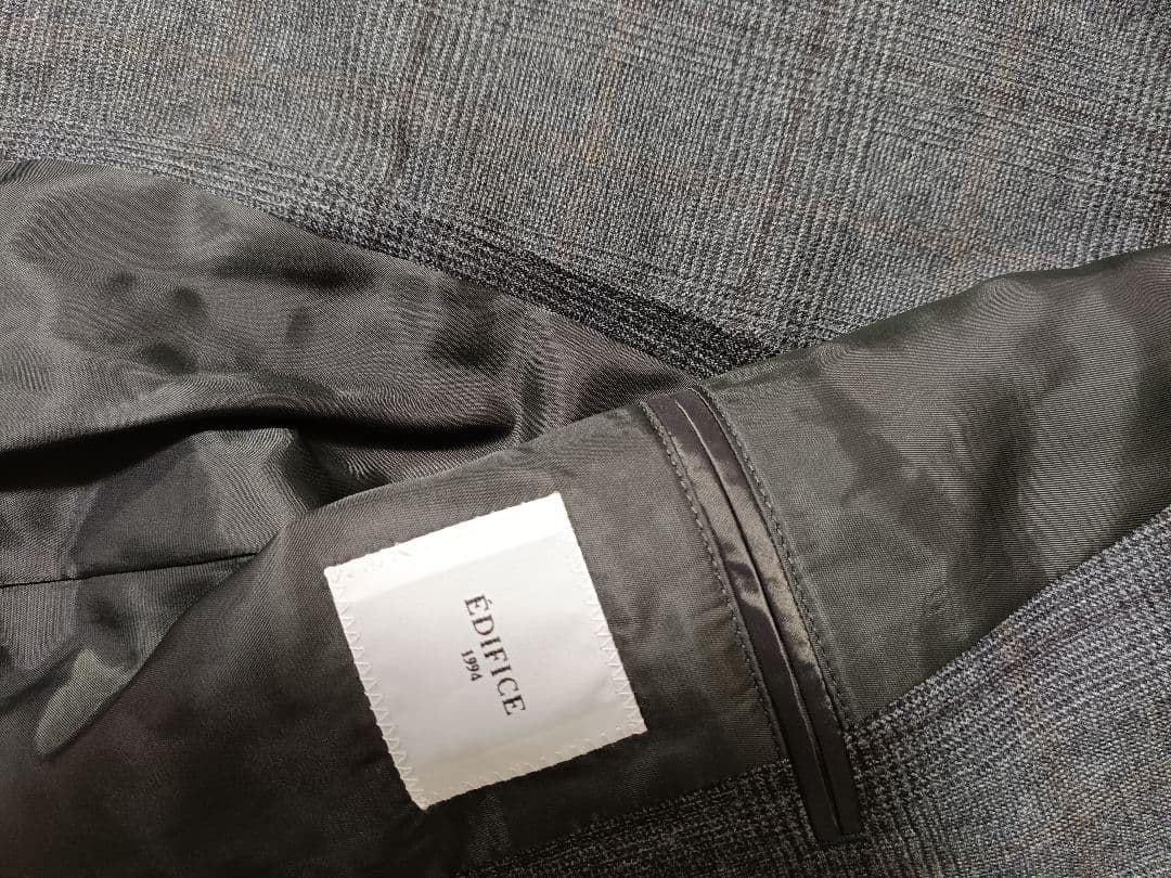 EDIFICE エディフィス サキソニーウール セットアップ スーツ M
