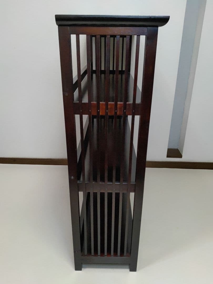 希少 HOKKAIDOU 北海道民芸 本棚 書棚 飾棚 オープン シェルフ