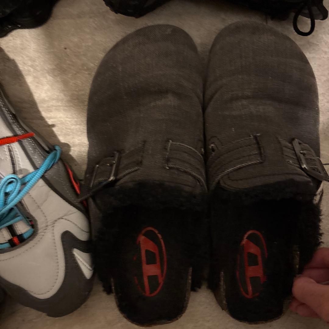 DIESEL D-WOODSTOCK X ブラック サンダル USA9