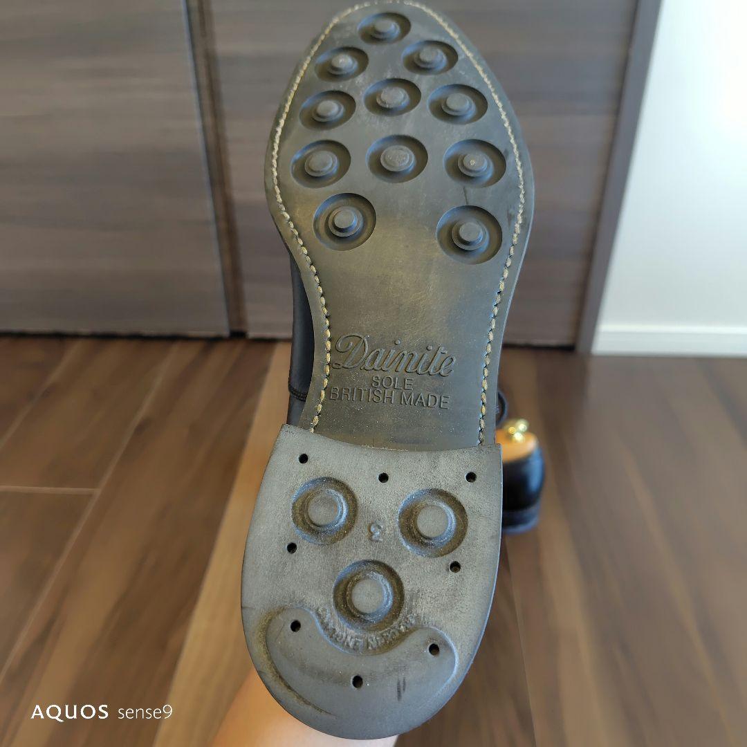 は*パ様 RENDOブラックレザー ストレートチップ ドレスシューズ