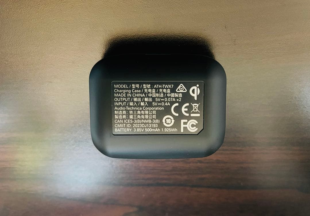 Audio-Technica ATH-TWX7 / ワイヤレスイヤホン ブラック