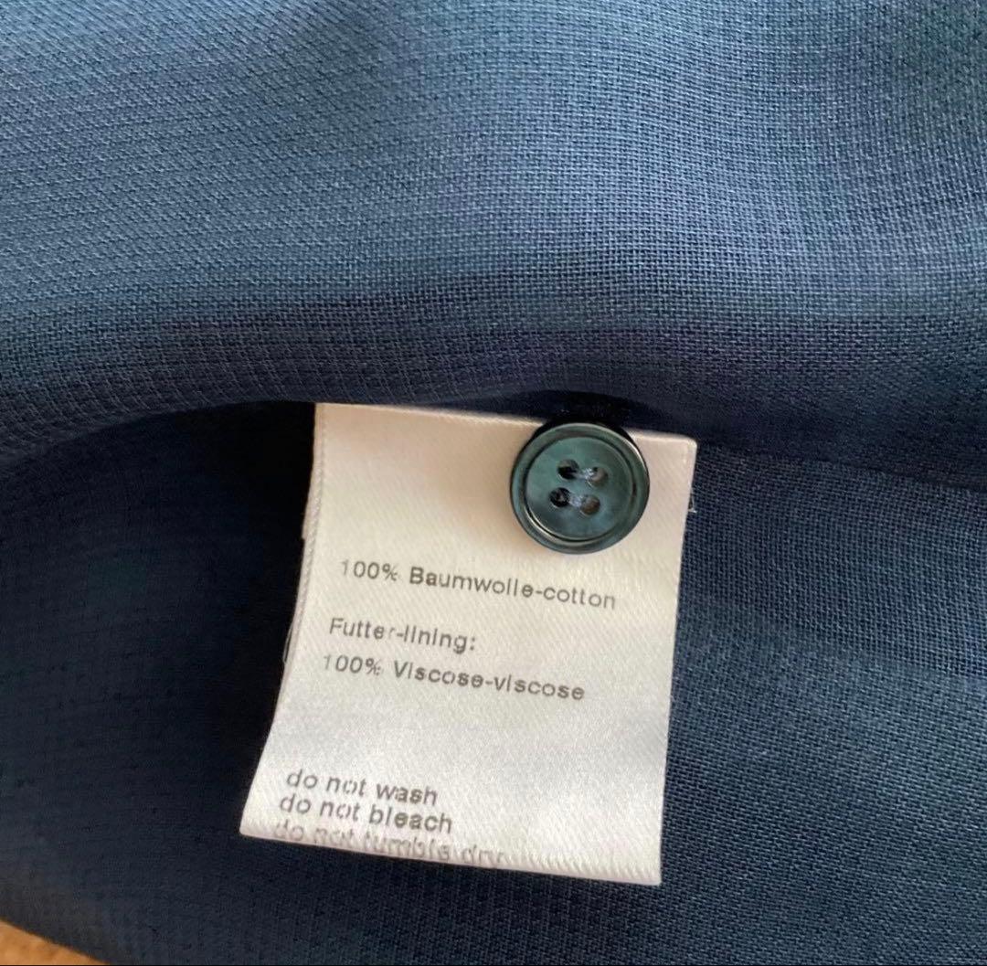 akris 青グラデーションワンピース D38