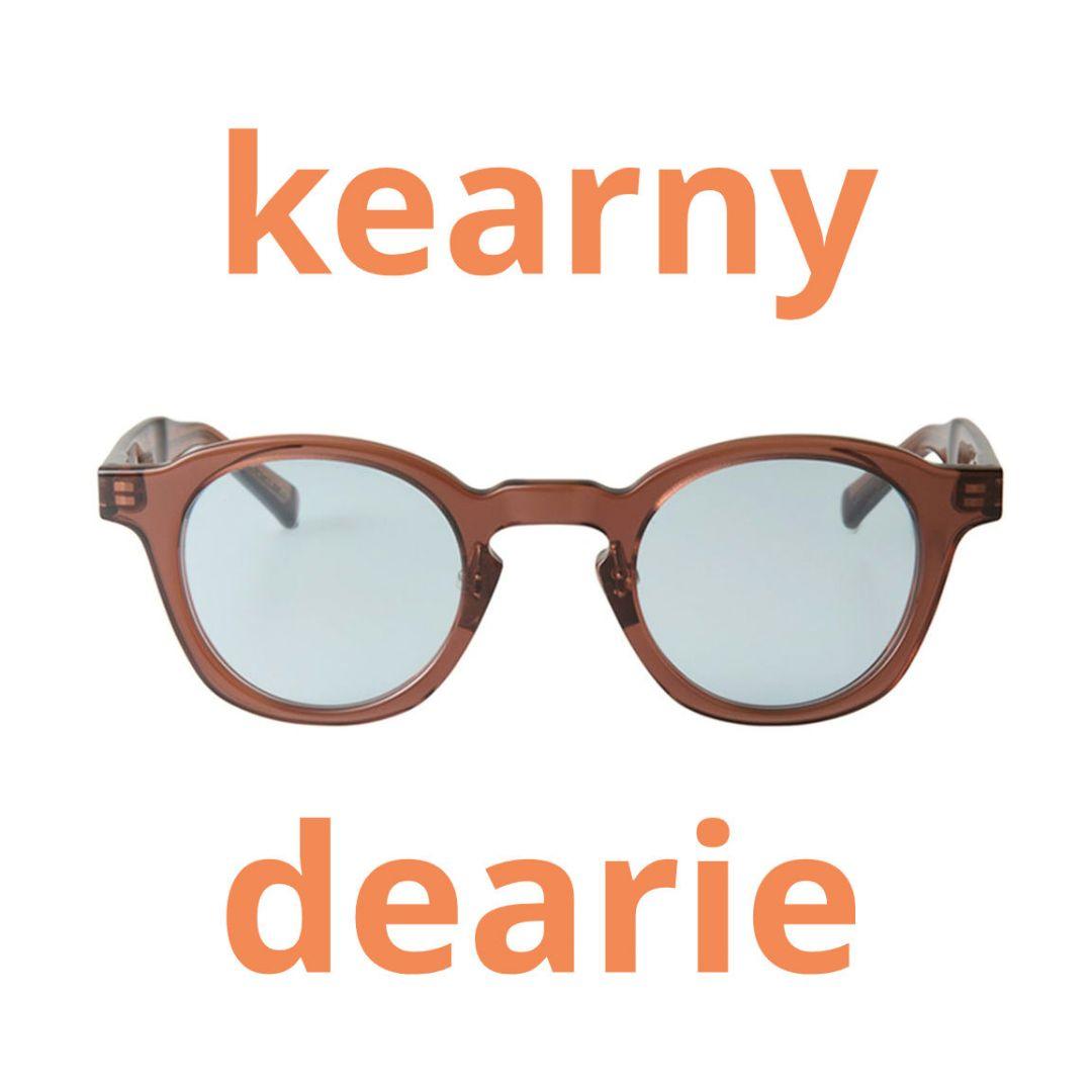 kearny dearie Light Brown ブルーレンズ サングラス