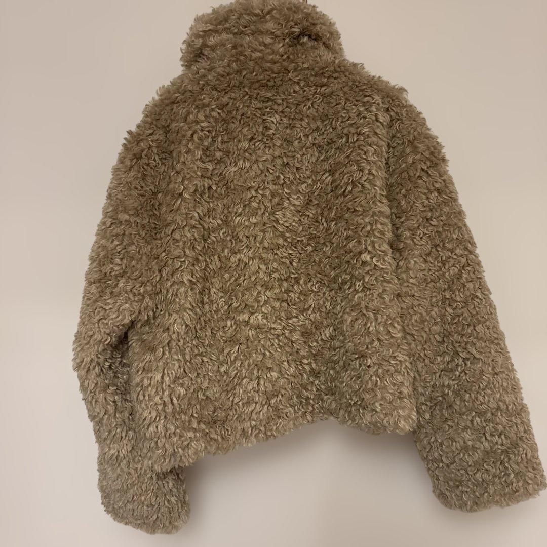 ZARA 新品　トグルボタン フェイクファージャケット