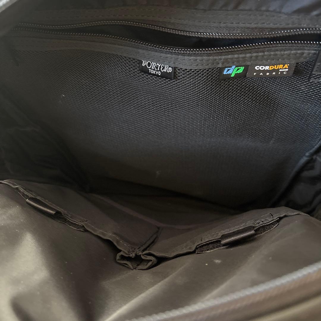 美品✨現行✨ポーター ハイブリッド リュック 黒　2層
