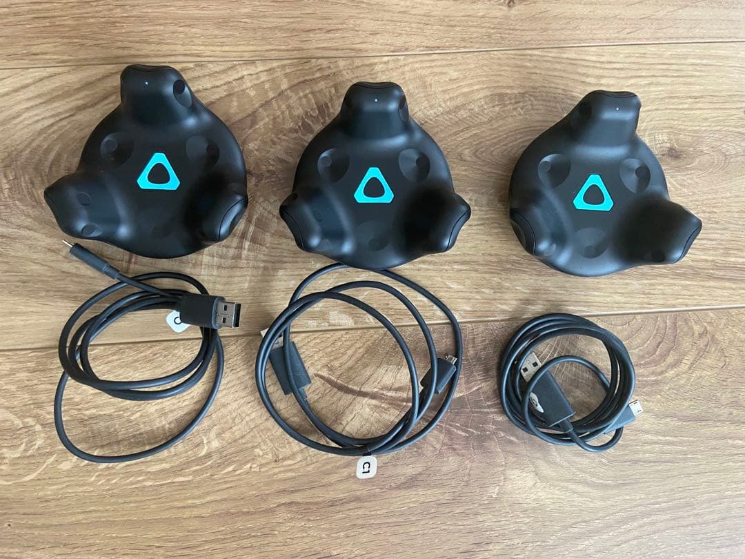 後期型 vive トラッカー 3個 ベルト付き