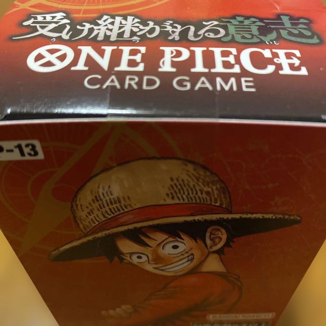 ワンピースカード　受け継がれる意志 1boxテープ付き 3周年プロモ2パック付