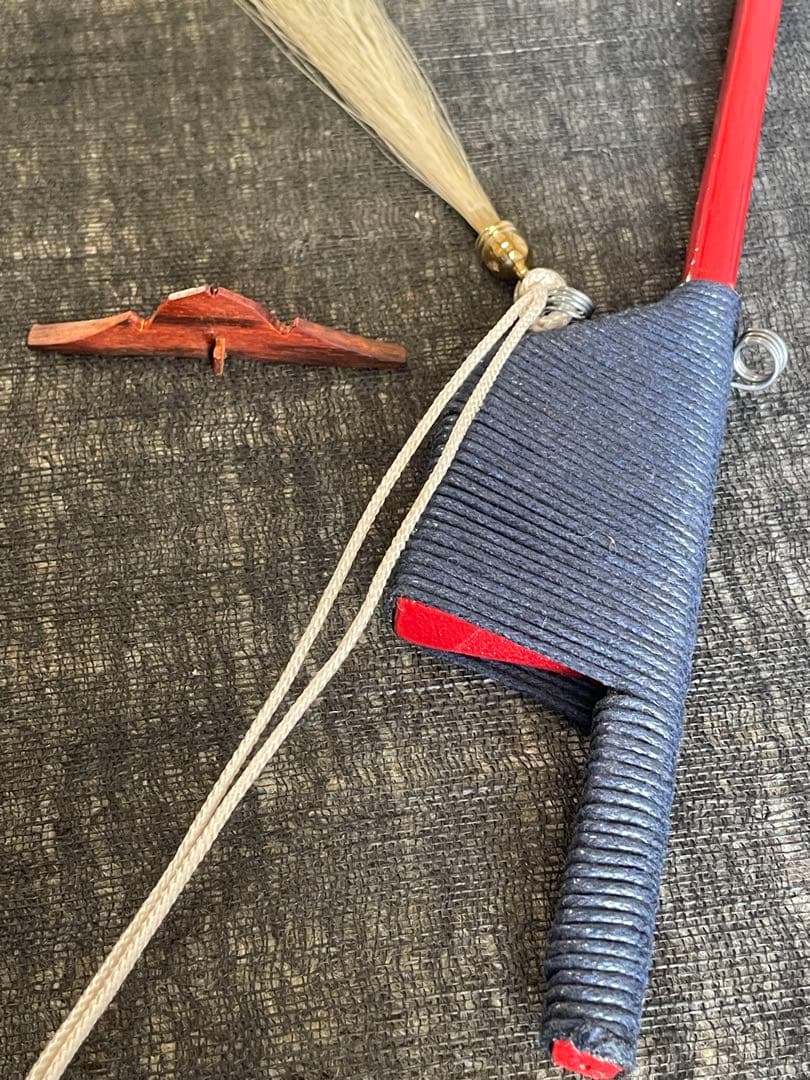 和胡弓紅木　弓　付属品