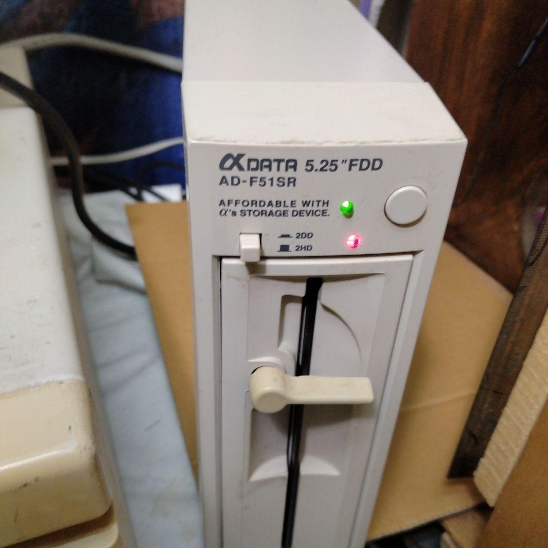 ■PC-98 5インチ外付けFDD AD-F51SR シングルドライブ ジャンク