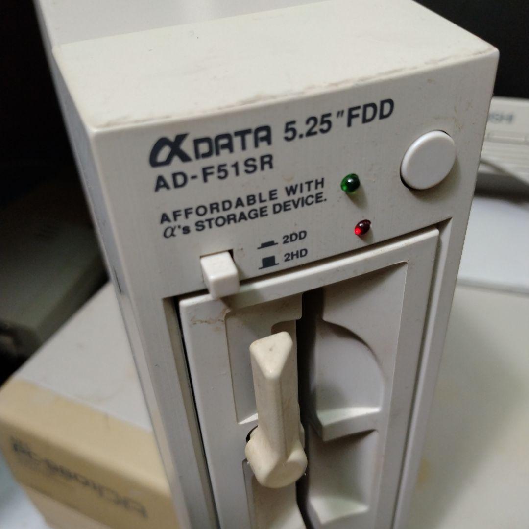 ■PC-98 5インチ外付けFDD AD-F51SR シングルドライブ ジャンク