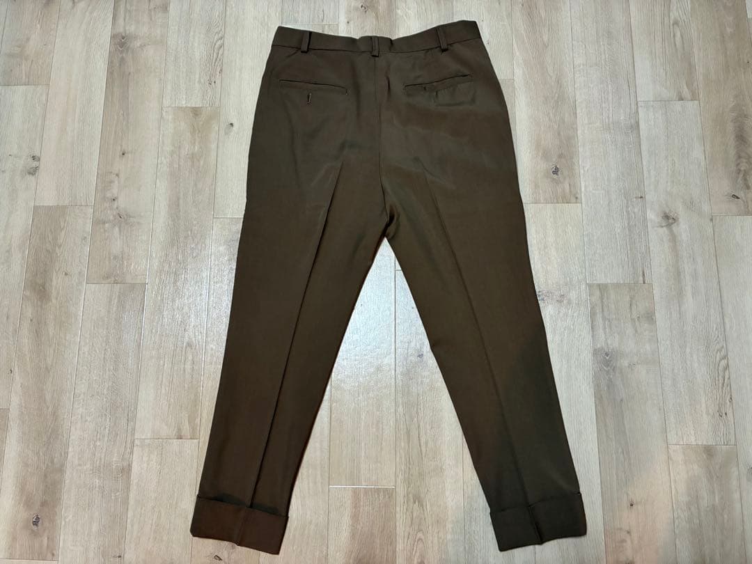 【美品】WACKO MARIA ワコマリア スラックスパンツ 着 M ゼニア生地