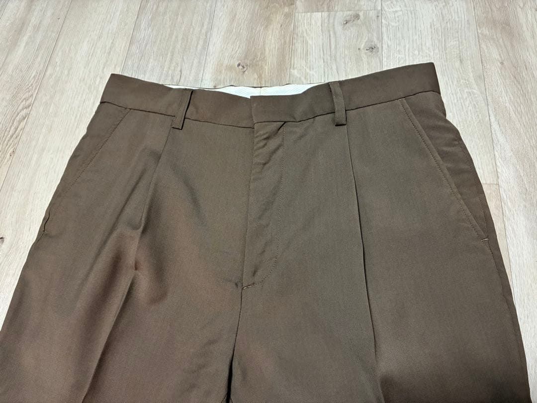 【美品】WACKO MARIA ワコマリア スラックスパンツ 着 M ゼニア生地