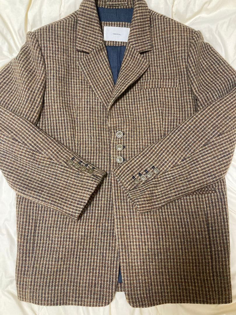 TODAYFUL トゥデイフル ウールチェックジャケット 正規品 38 美品