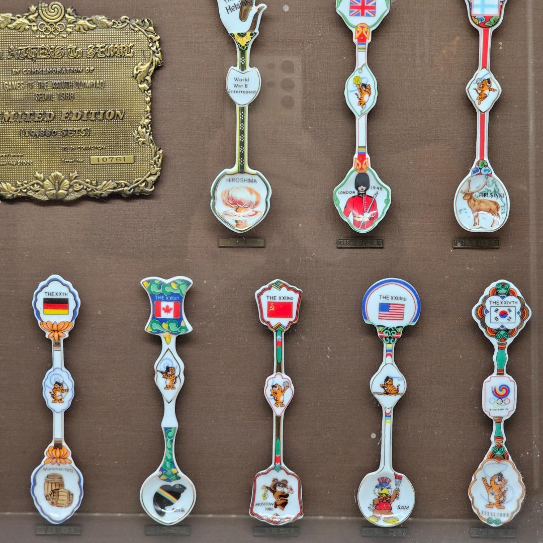 【希少】1988年ソウルオリンピック大会記念ティースプーン24本セット