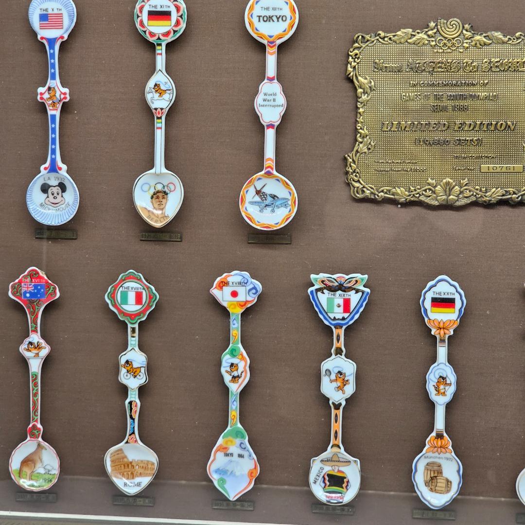 【希少】1988年ソウルオリンピック大会記念ティースプーン24本セット