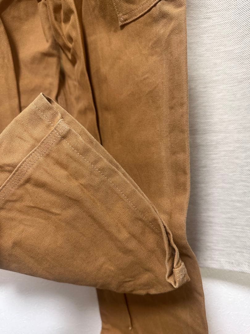 ★美品★ Carhartt ブラウンオーバーオール34×32（メンズL相当）
