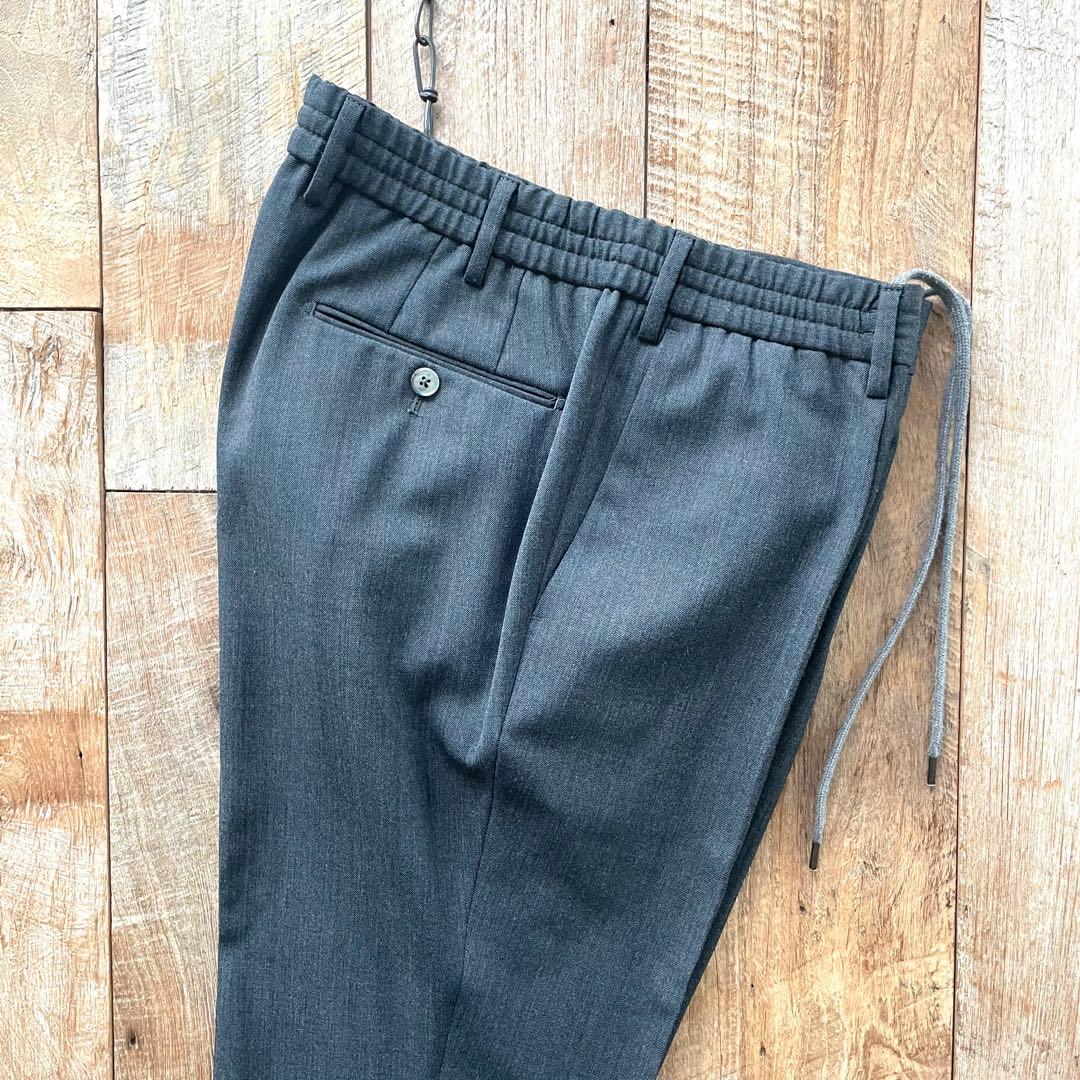 【極美品】PT TORINO テーパード イージー ウール スラックス パンツ
