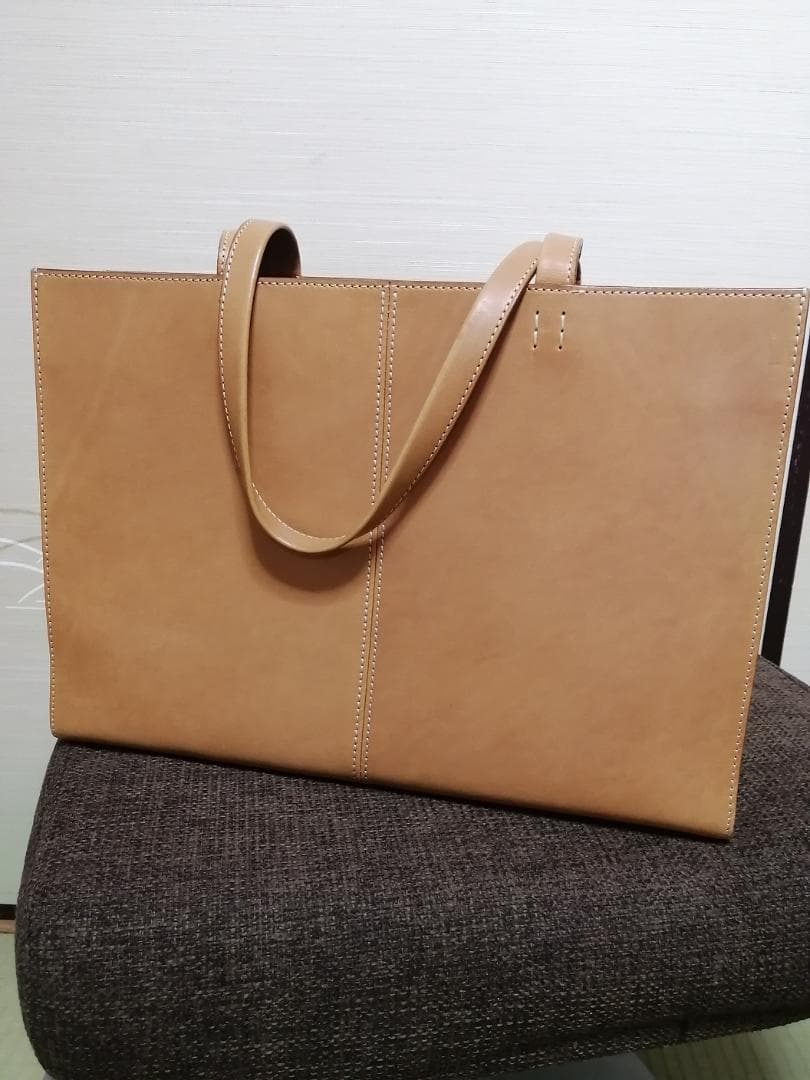 土屋鞄製ヌメ革トートバッグ