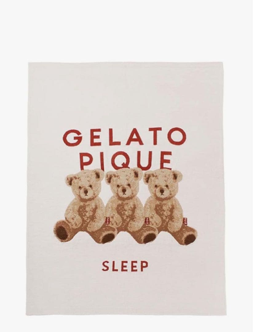 ジェラートピケ sleep ベアジャガード マルチカバー ピンク 新品タグ付