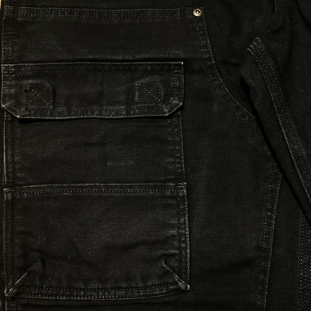 希少00s Carharttダブルニーダックカーゴパンツ Black 36×30