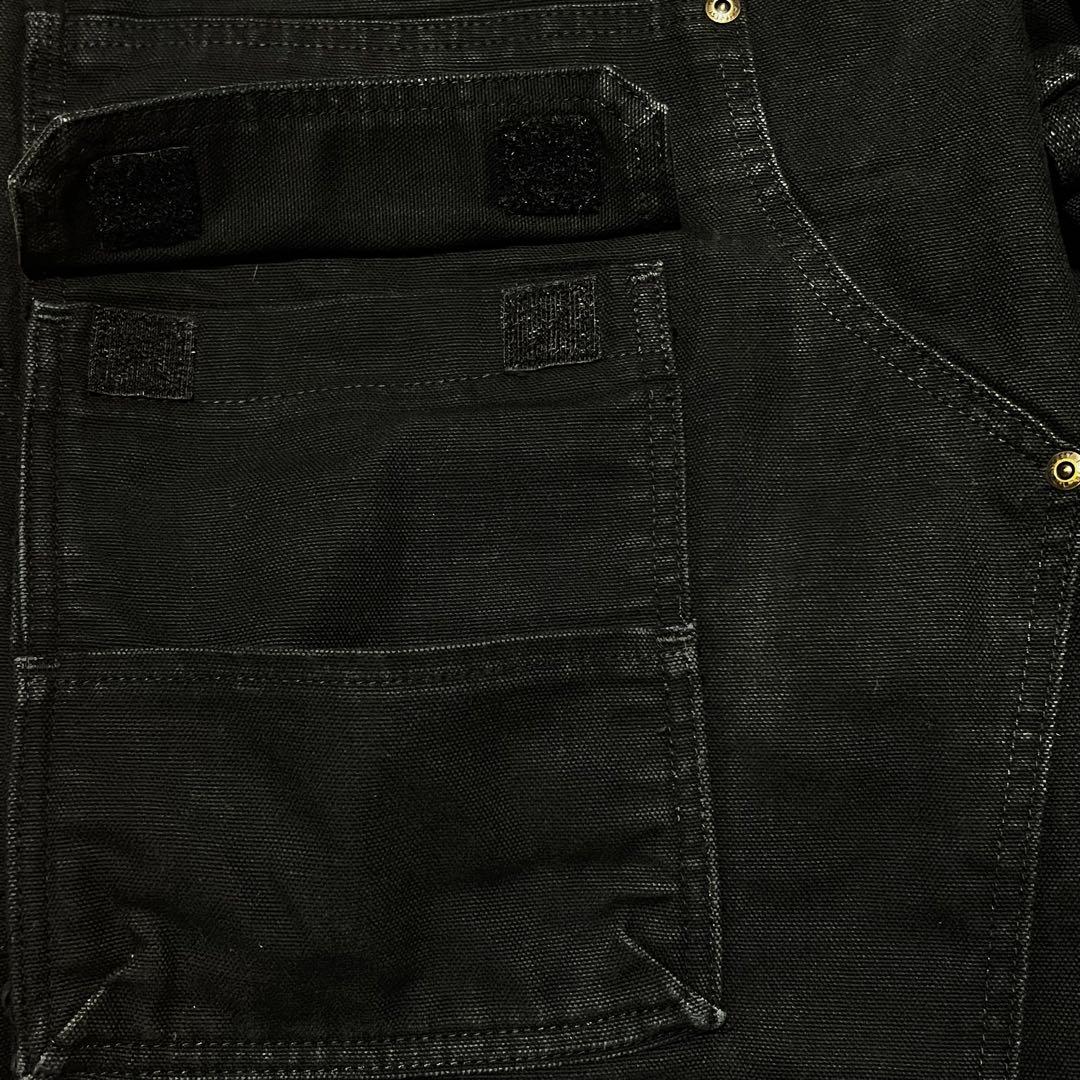 希少00s Carharttダブルニーダックカーゴパンツ Black 36×30