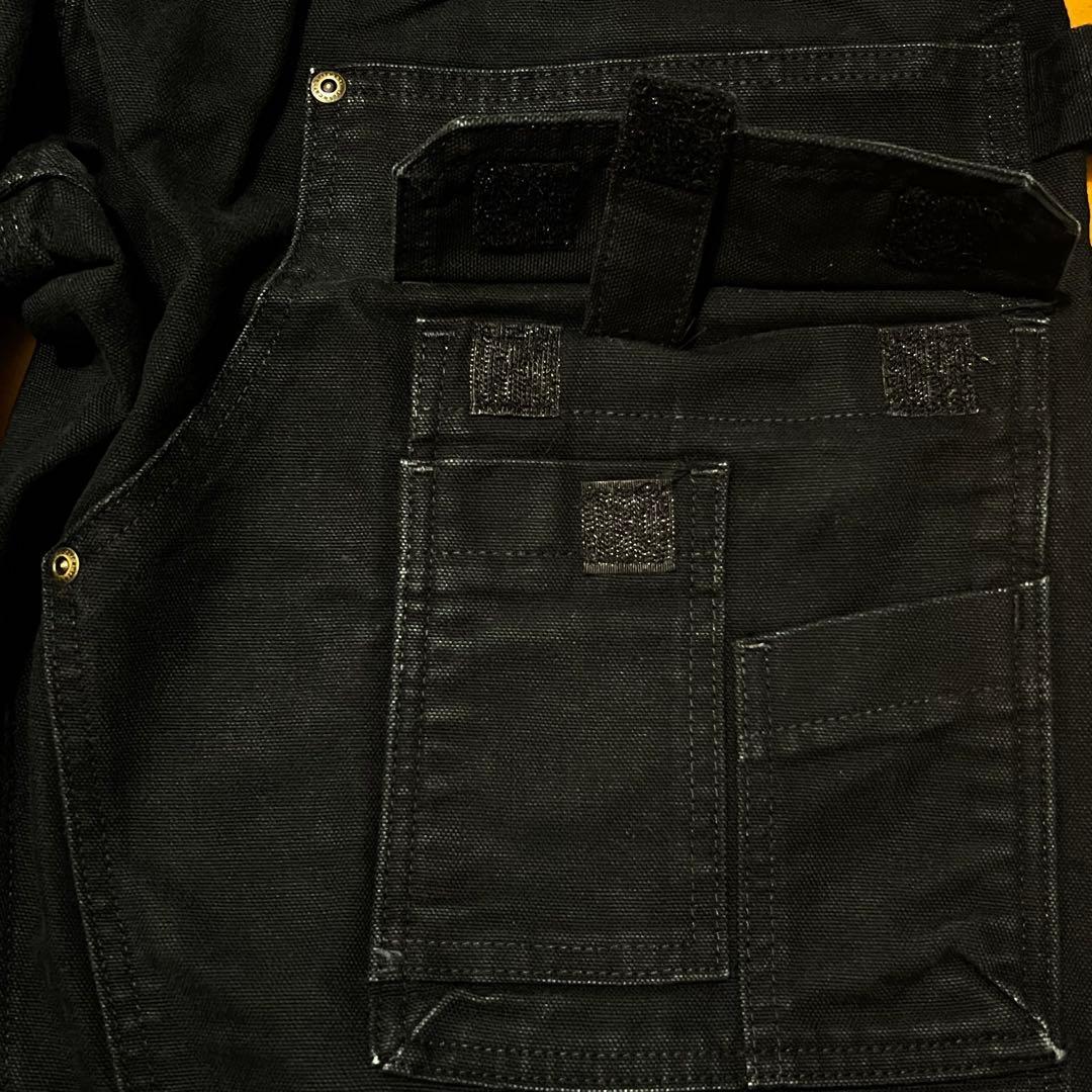 希少00s Carharttダブルニーダックカーゴパンツ Black 36×30