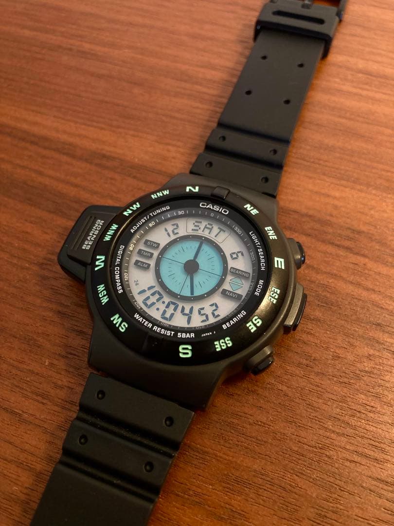【極美品】CASIO CPW-100 90s デジタルコンパス　※本体のみ