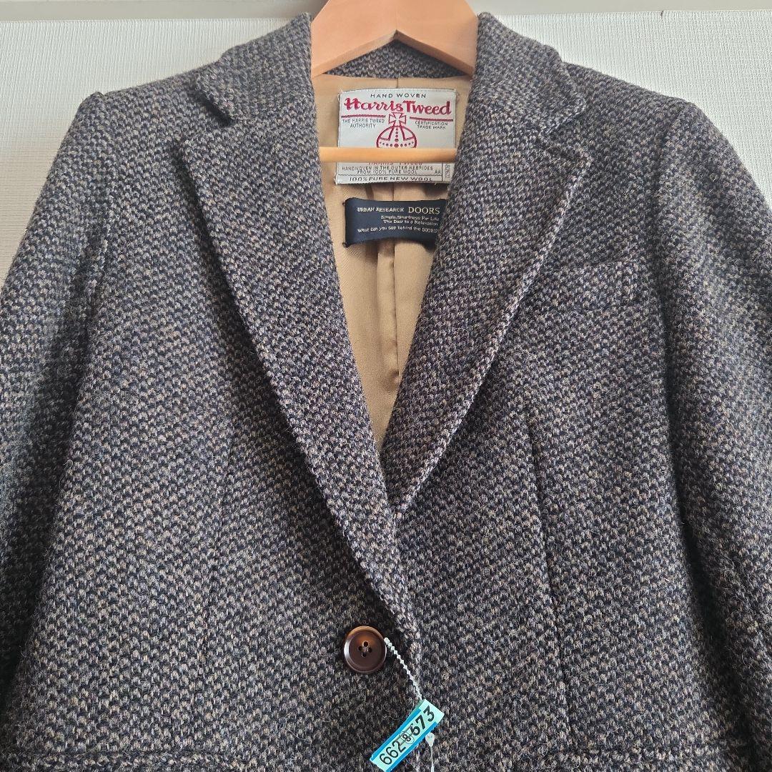 Harris Tweed テーラードジャケット ブラウン系