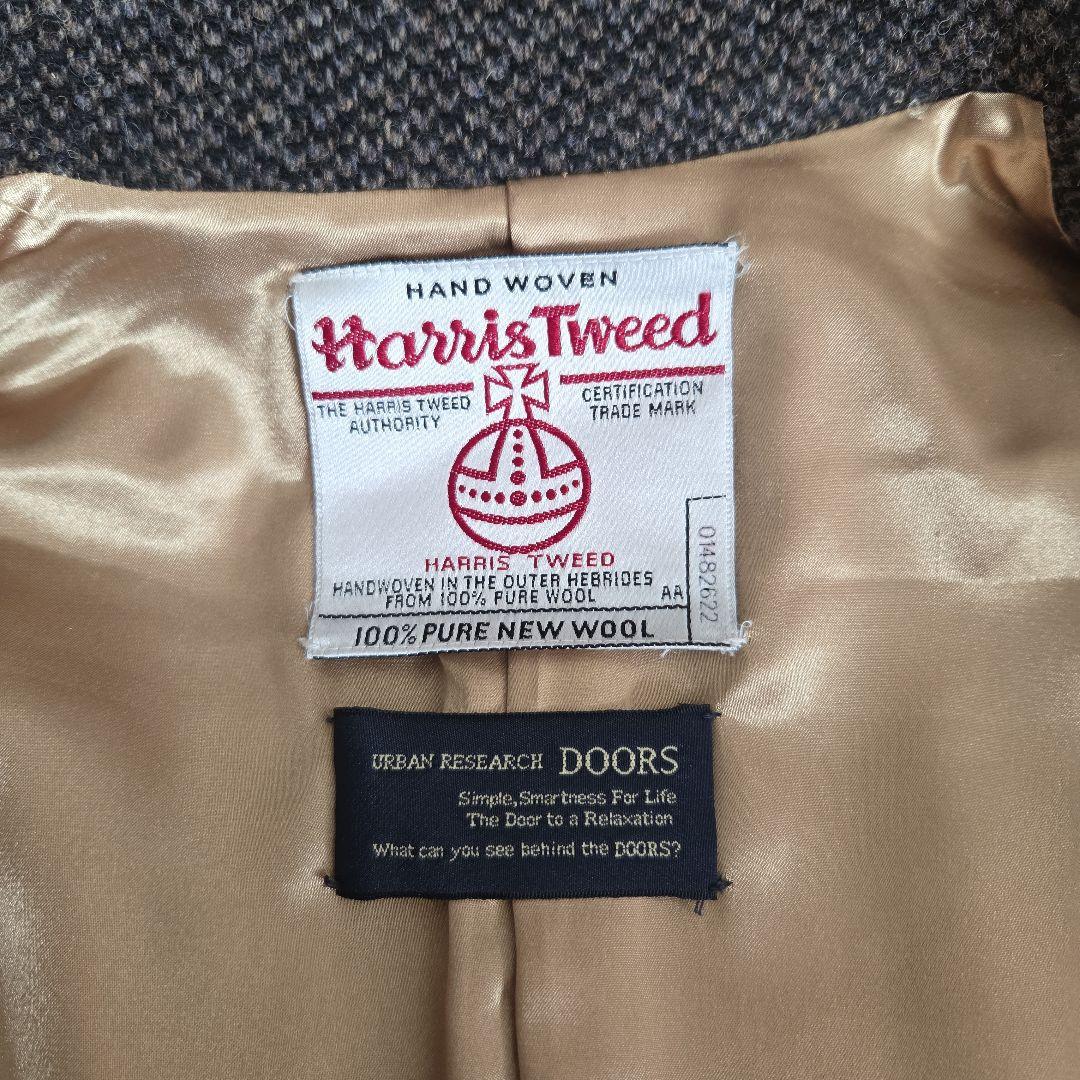 Harris Tweed テーラードジャケット ブラウン系