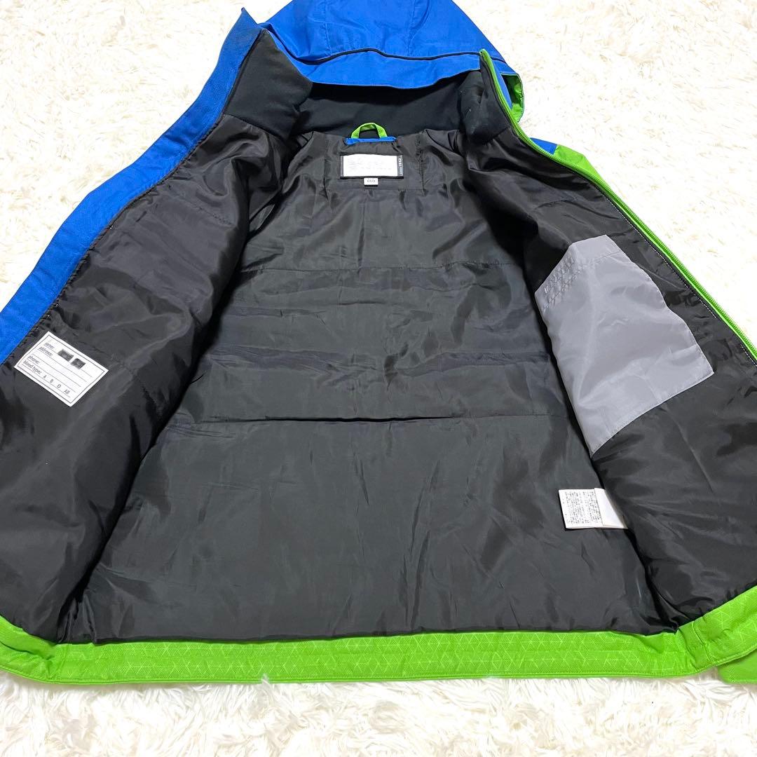 PHENIX スキーウェア 150 上下セット 中綿 エンボス加工 サイズ調整付