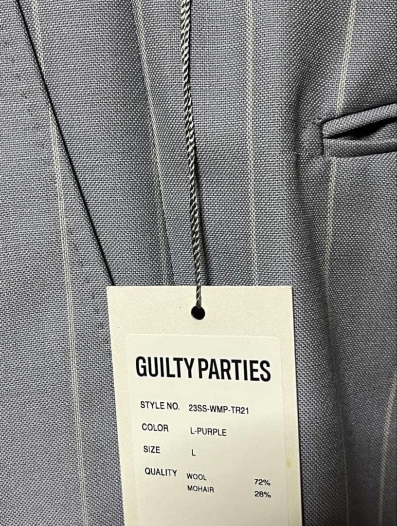 S*r様 GUILTY PARTIES L-PURPLE スラックス Lサイズ