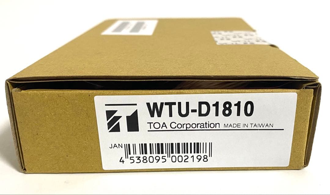 新品TOA デジタル ワイヤレス チューナーユニット WTU-D1810