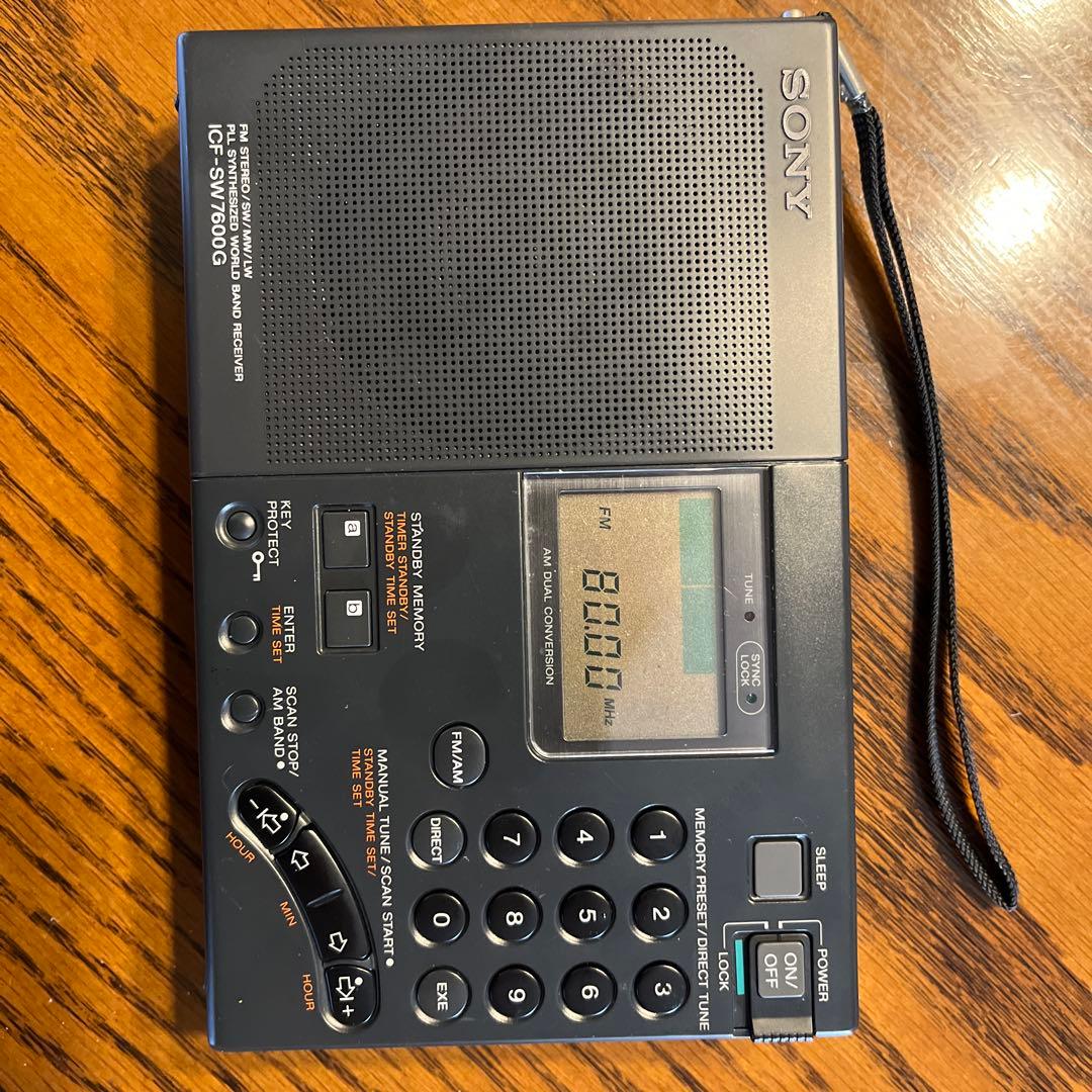SONY 超高感度ポータブル短波ラジオ FM AM ICF-SW7600G