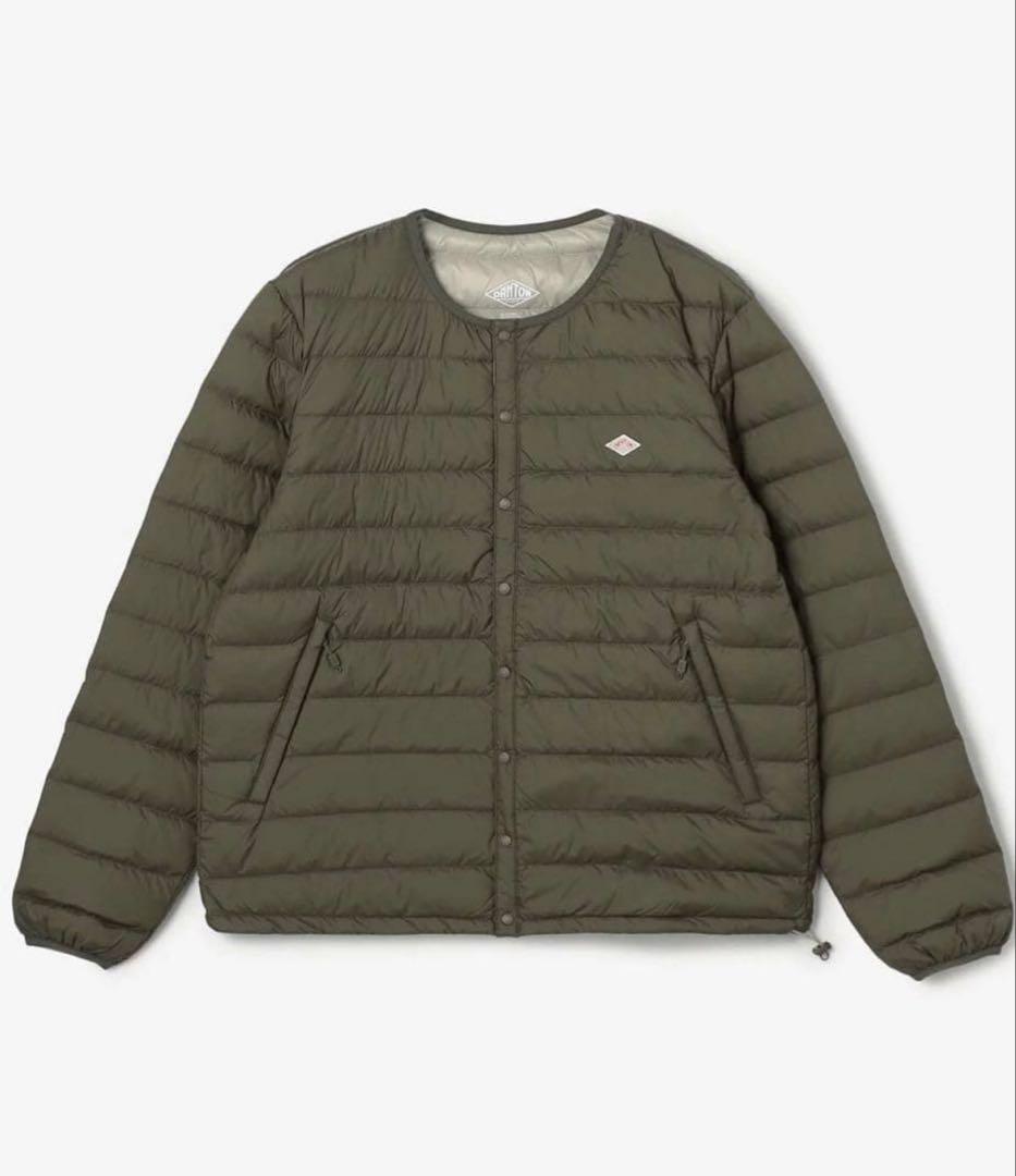 【みっち】ダントン　インナーダウン　オリーブ　40 M【※当日発送可※】