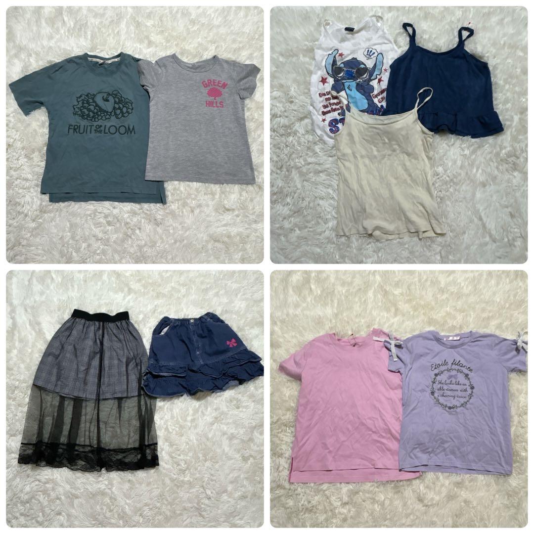 【k101】女の子　キッズ　子供服　43点　まとめ売り　140㎝