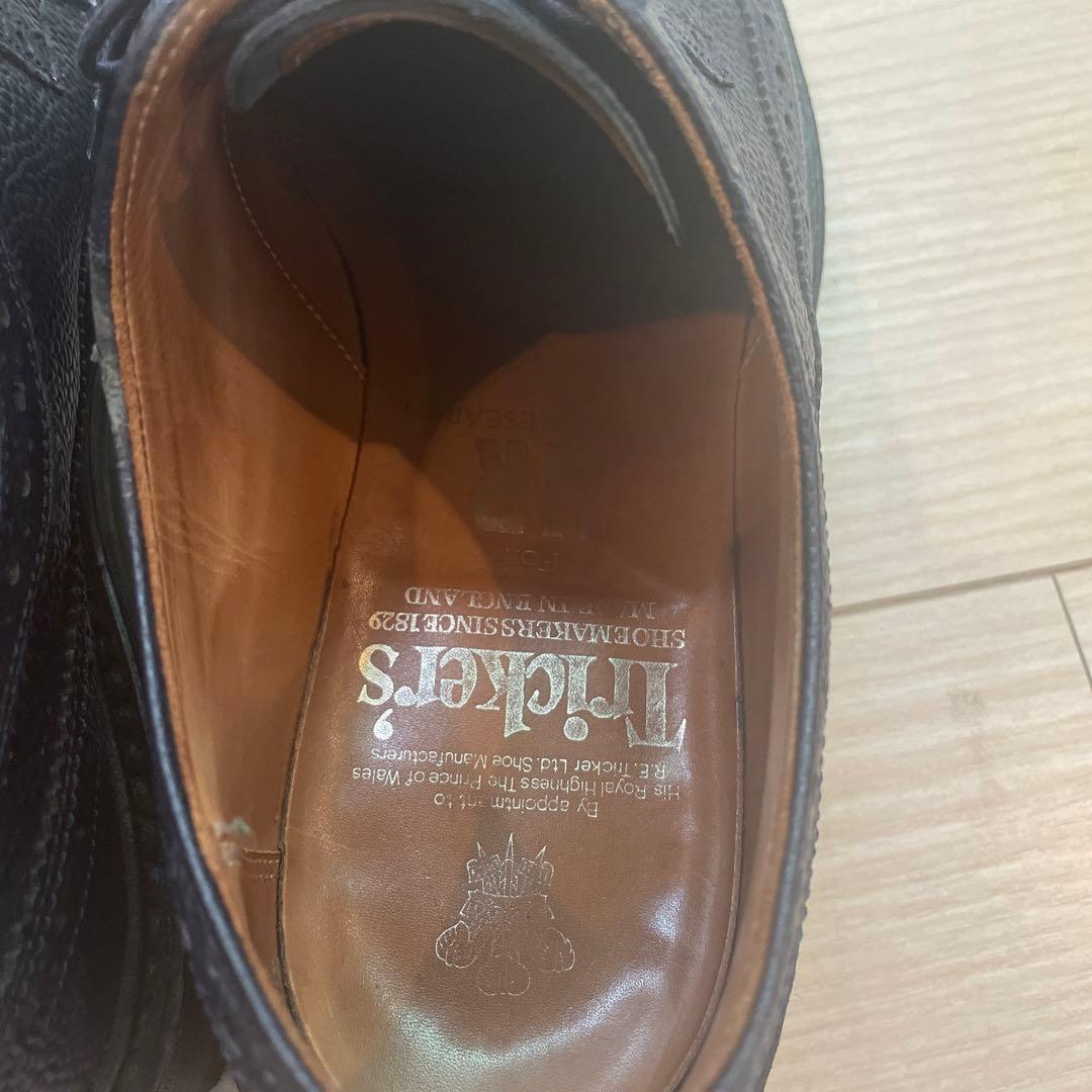 値下！トリッカーズ ウイングチップシューズ tricker's