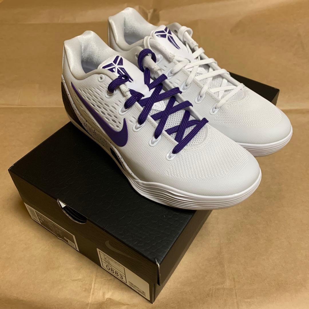 KOBE Ⅸ ELITE LOW EM PROTRO 24.5cm 【白／紫】