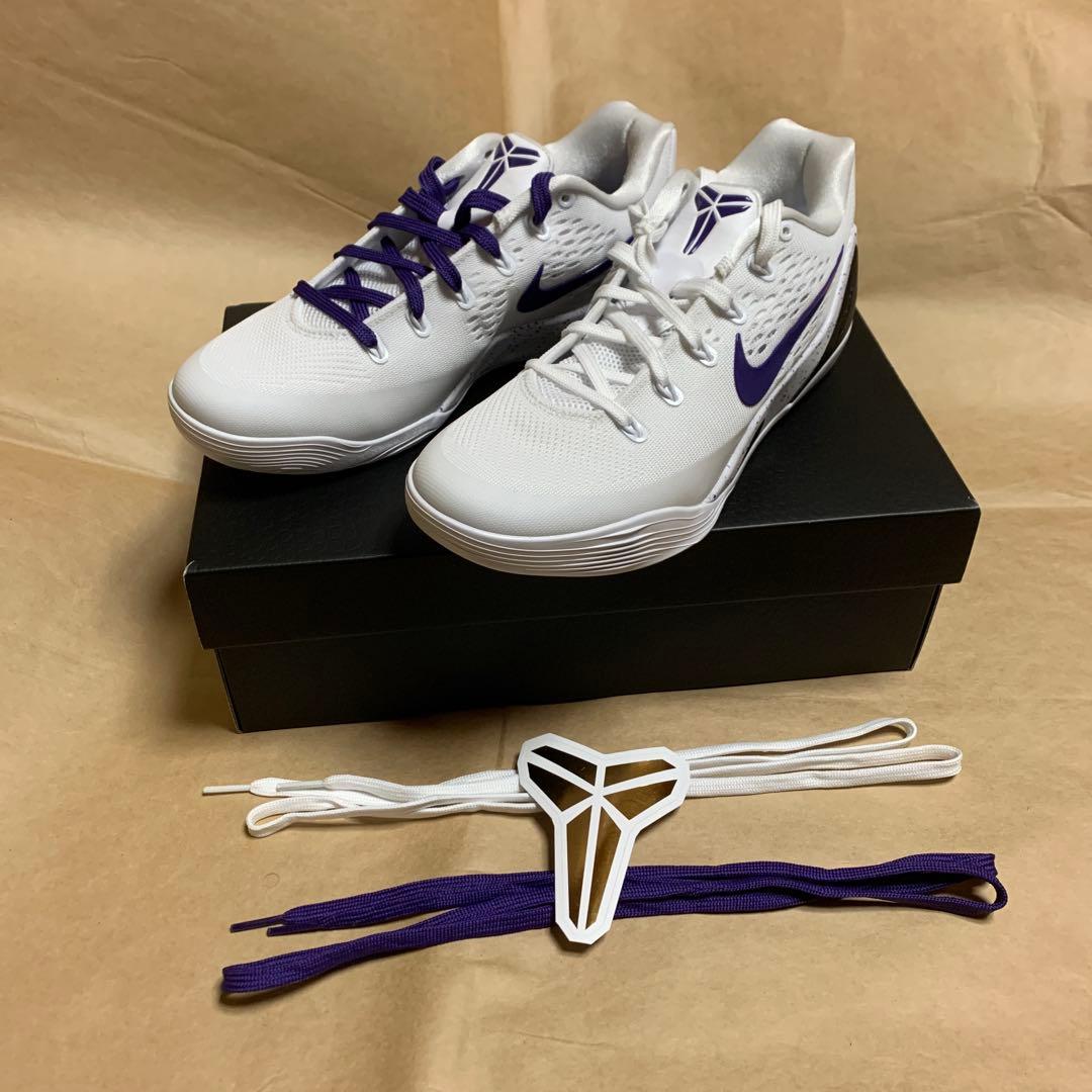 KOBE Ⅸ ELITE LOW EM PROTRO 24.5cm 【白／紫】