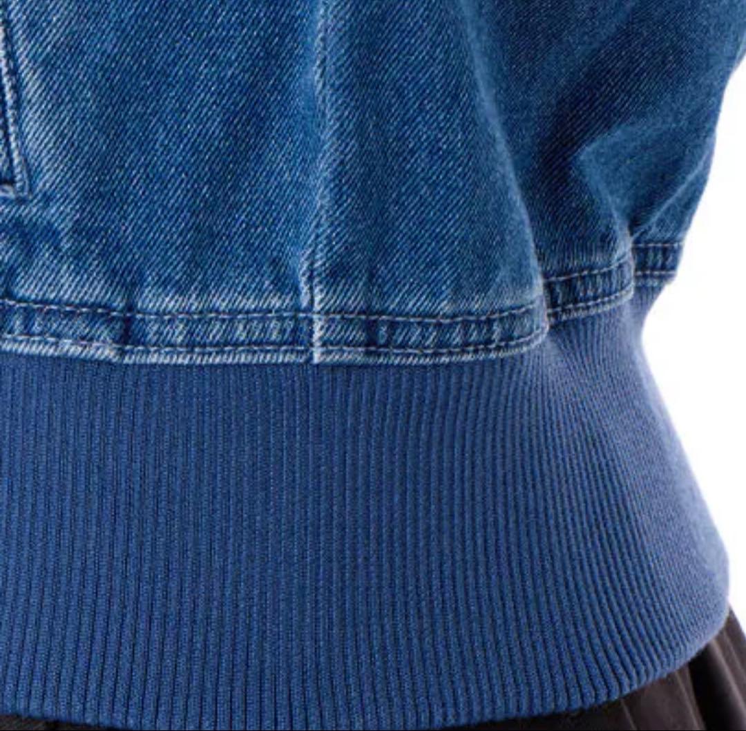 新品L女性】アディダスアディカラーデニムジャケットファイヤーバードトラック