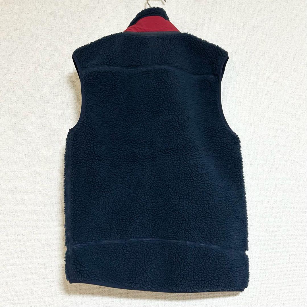 【XXS】美品 パタゴニア クラシック レトロX ベスト ネイビー レッド