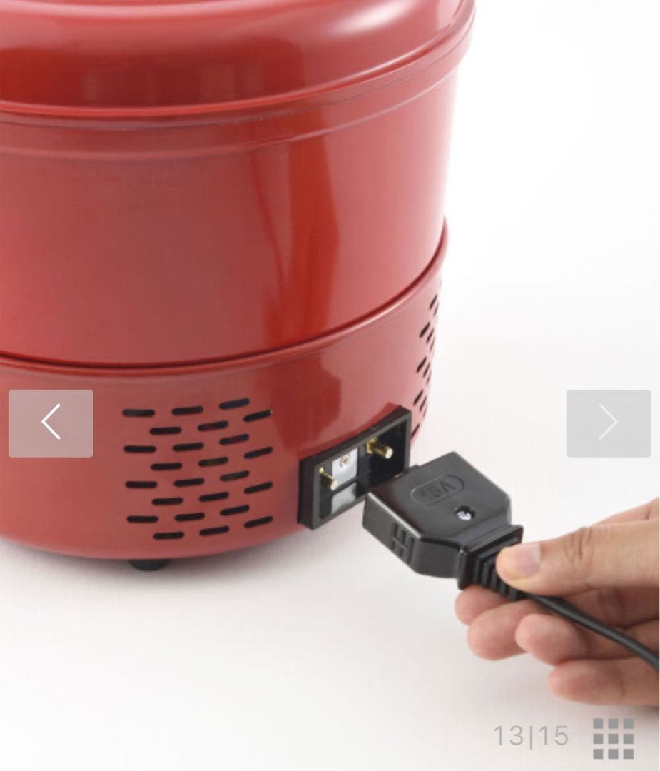 【新品未使用】BRUNO ブルーノ マルチグリルポット レッド BOE065