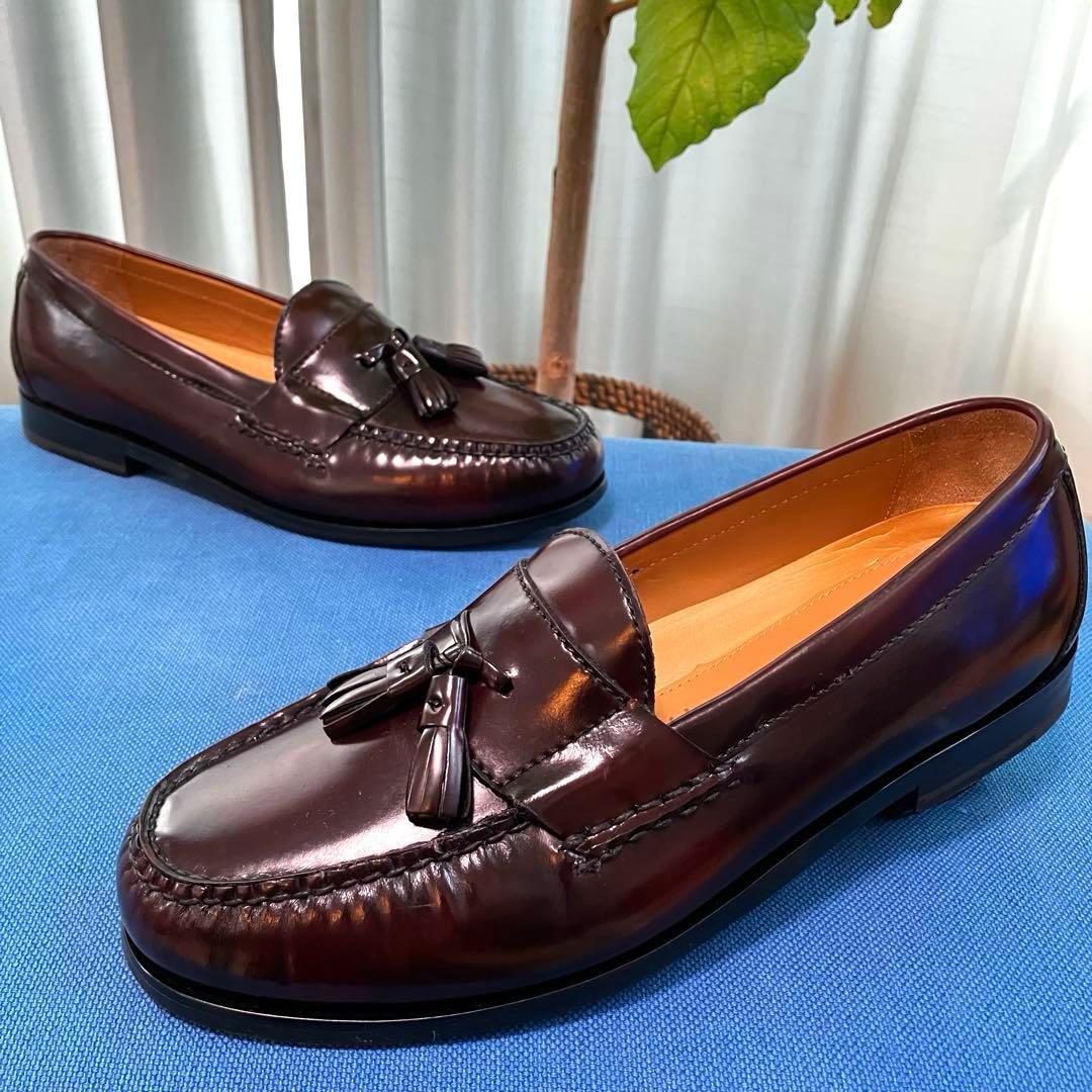 COLE HAAN コールハーン ピンチ タッセルローファー バーガンディ 茶