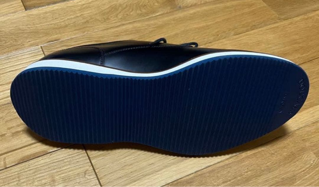 【Doucal’s】プレーントゥシューズ　ミッドナイトブルー 41(26cm)