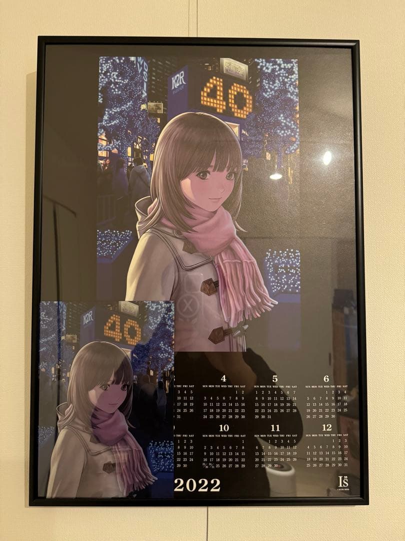 桂正和　カレンダーポスター4種　額付き　特典付き