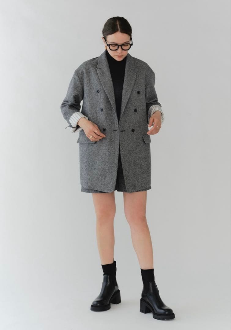 yori2025AW ウールショートパンツ　38新品未使用