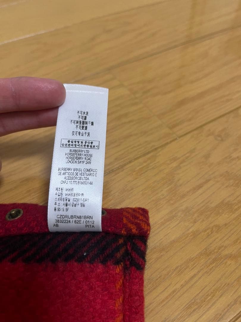 BURBERRY　バーバリーチルドレン　マフラー　スヌード　ネックウォーマー