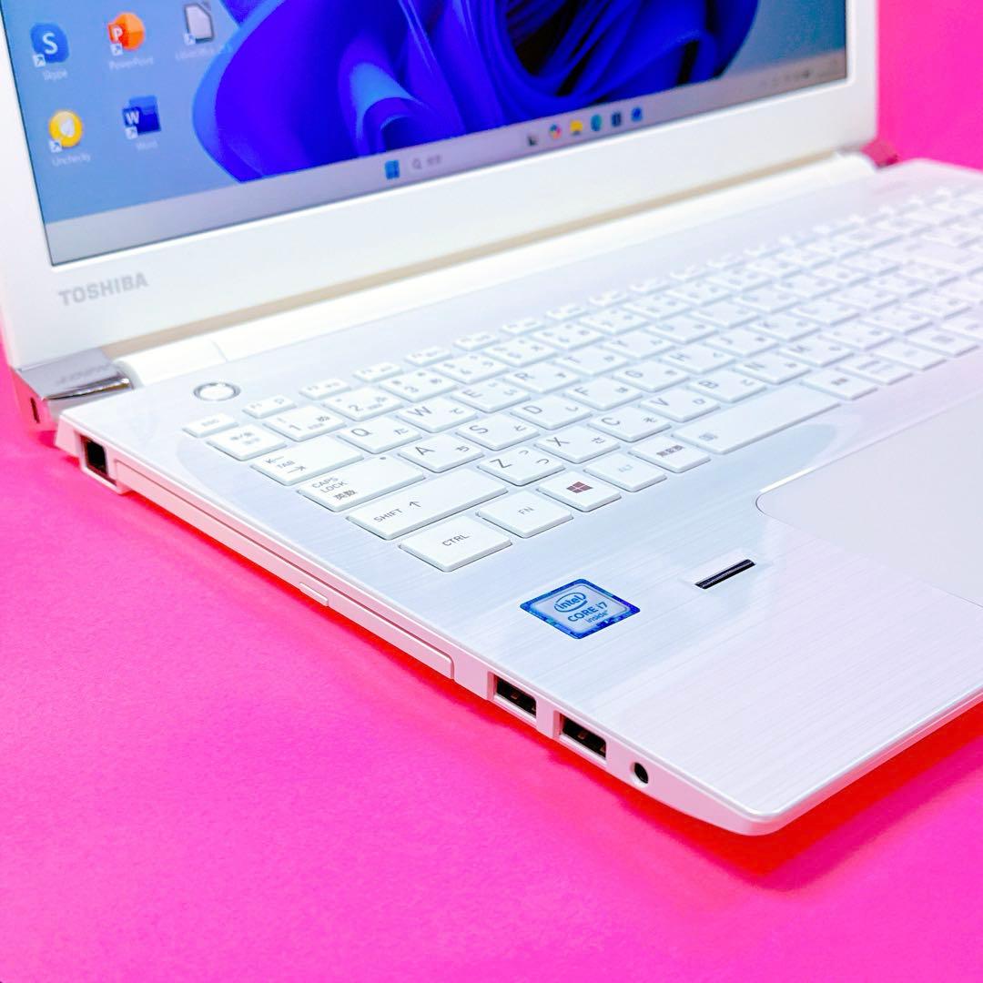 極速i7‼️新品SSD 薄型ノートパソコン windows11 カメラ オフィス