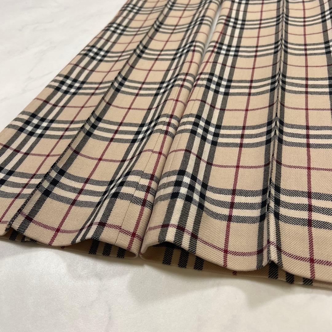 【新品】BURBERRY BLUELABEL ノバチェック　タックパンツ　日本製